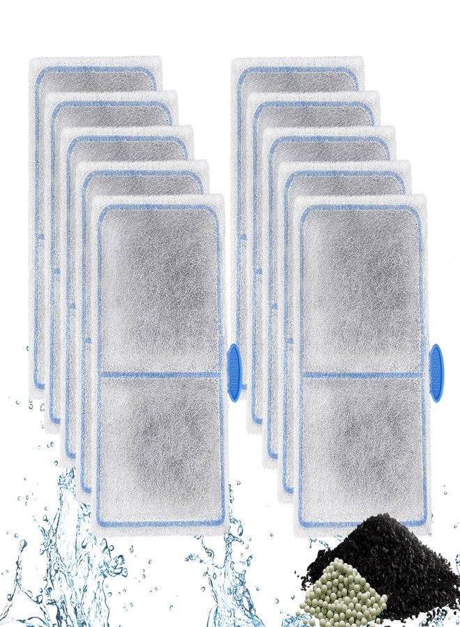 driamor 10 Pack Filter Cartridges Compatible with EF-S Element and BF5 BETTAFLO Filter, Thickened Fish Tank Replacement Filters Cartridge with Zeolite - Image 1